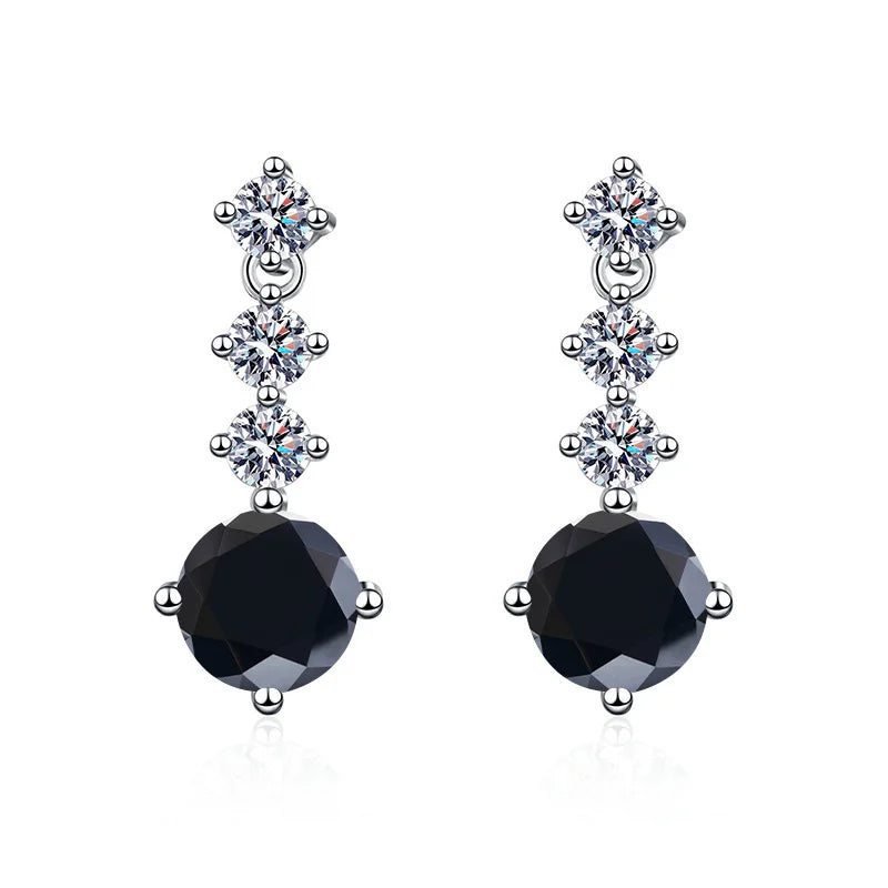 Moissanite Drop Earrings