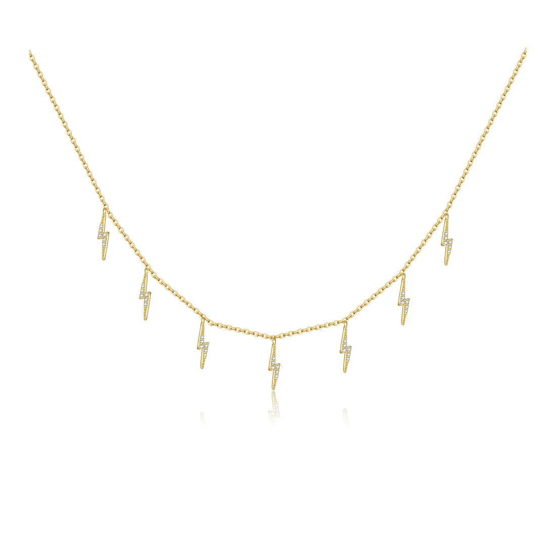 Gold Zircon Choker