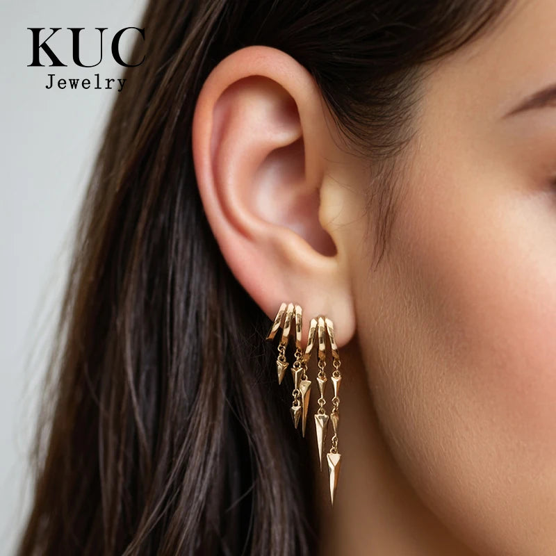 Triple Hoop Earrings