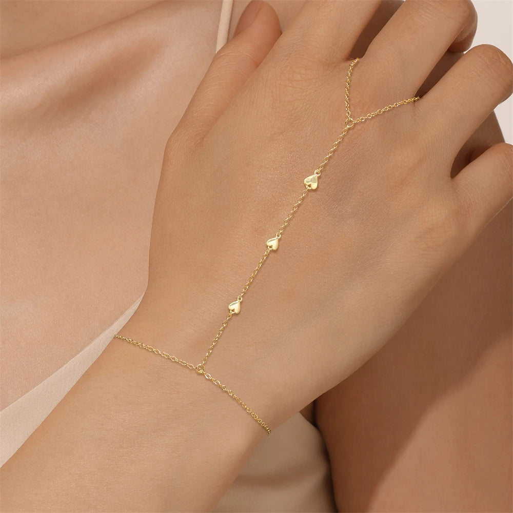 Sterling Hand Chain Bracelet