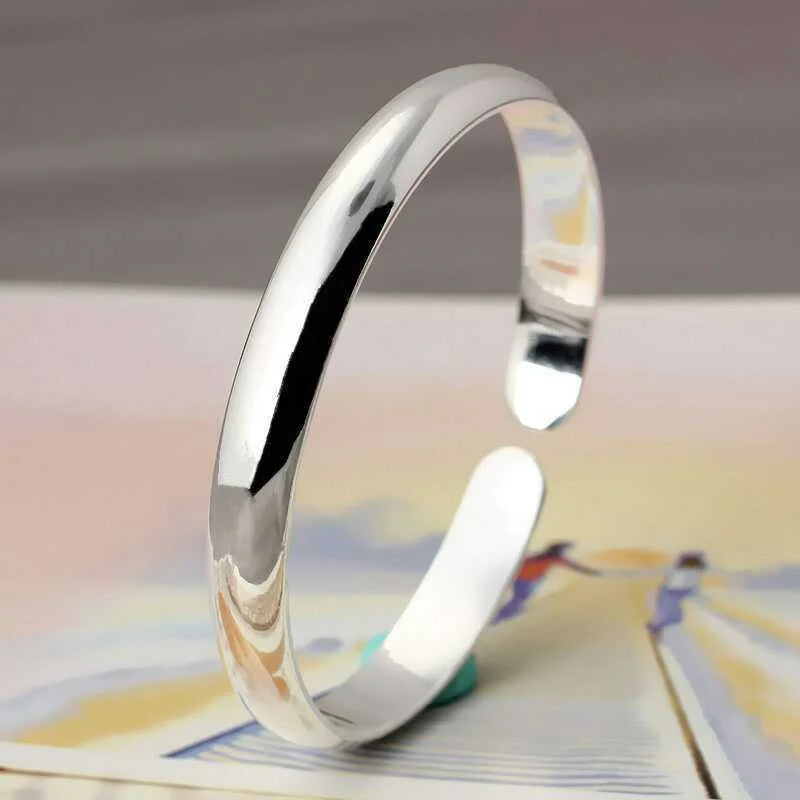 Retro Silver Cuff Bracelet