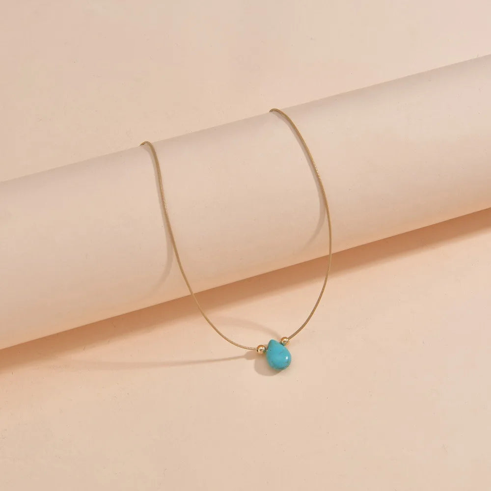 Turquoise Pendant Necklace
