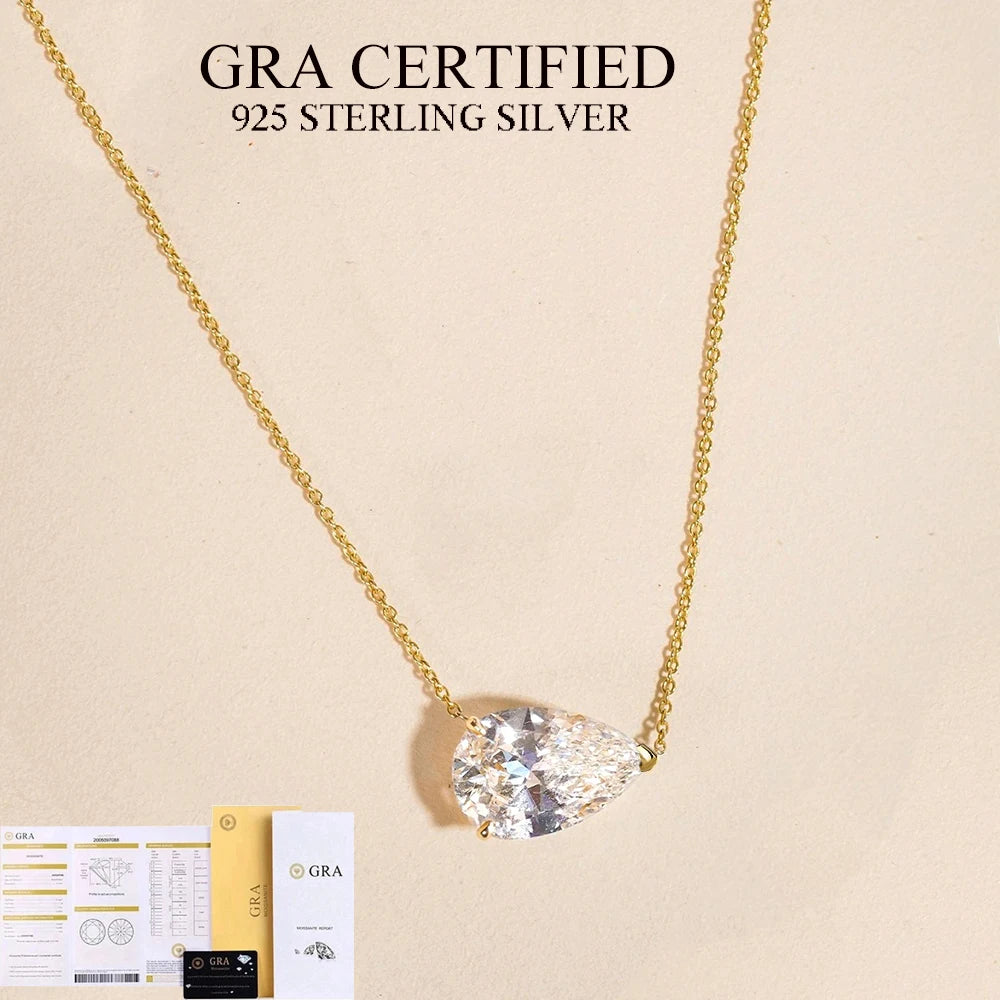 Pear Pendant Necklace