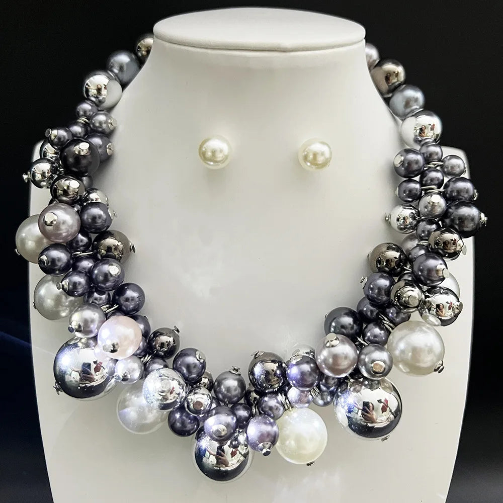 Pearl Beaded Choker