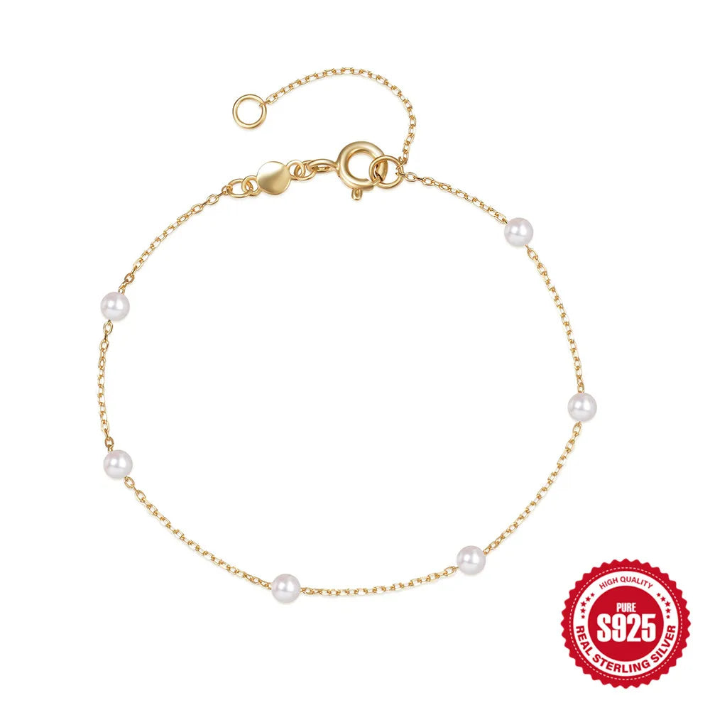 Pearl Chain Bracelet