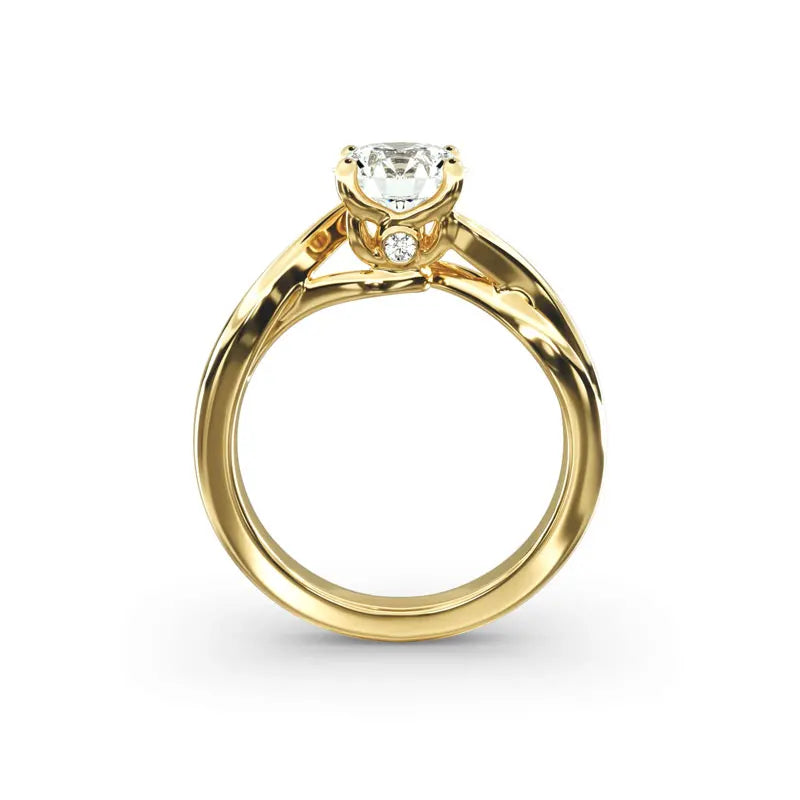Twist Moissanite Ring