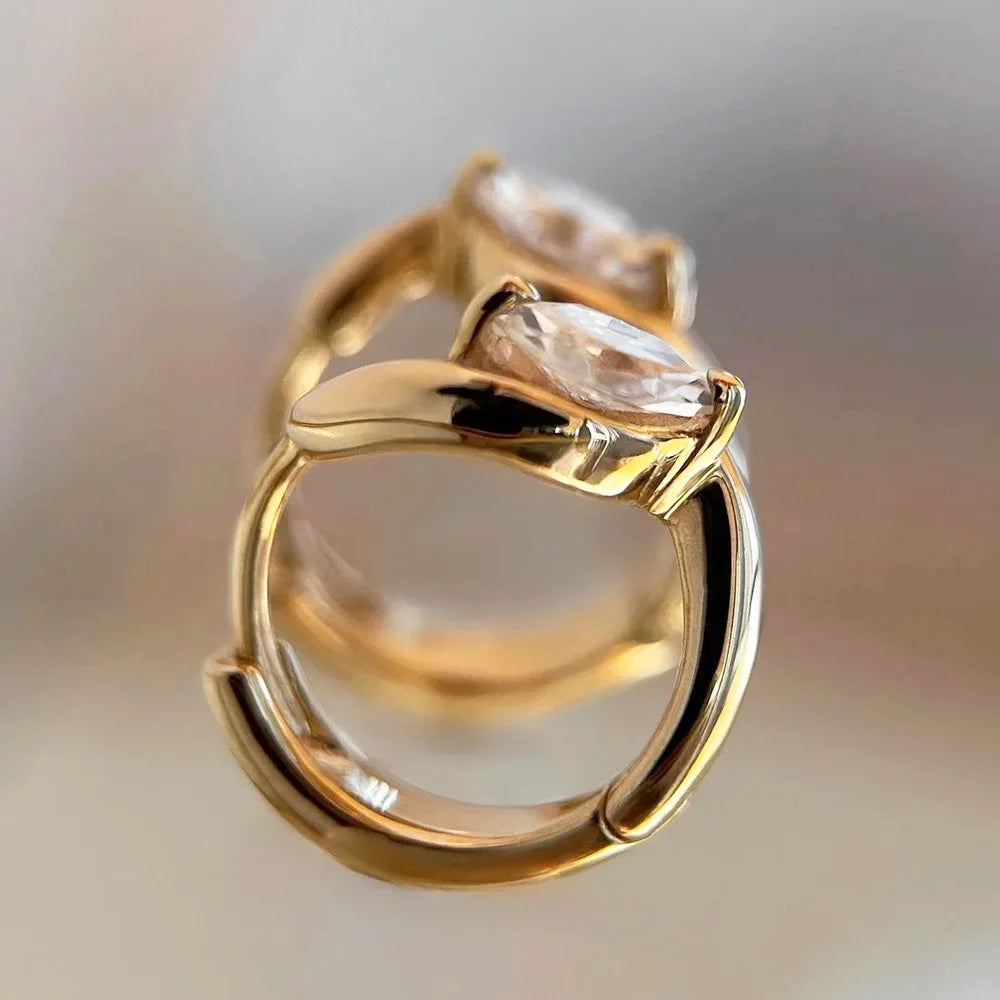 Marquise Stud Earrings