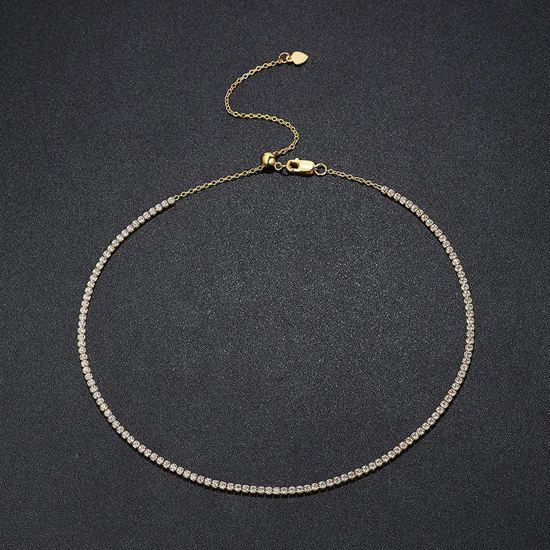 Moissanite Tennis Necklace