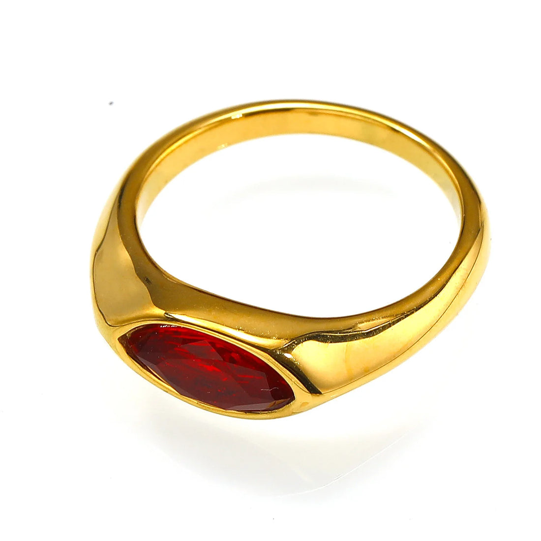 Titanium Marquise Ring