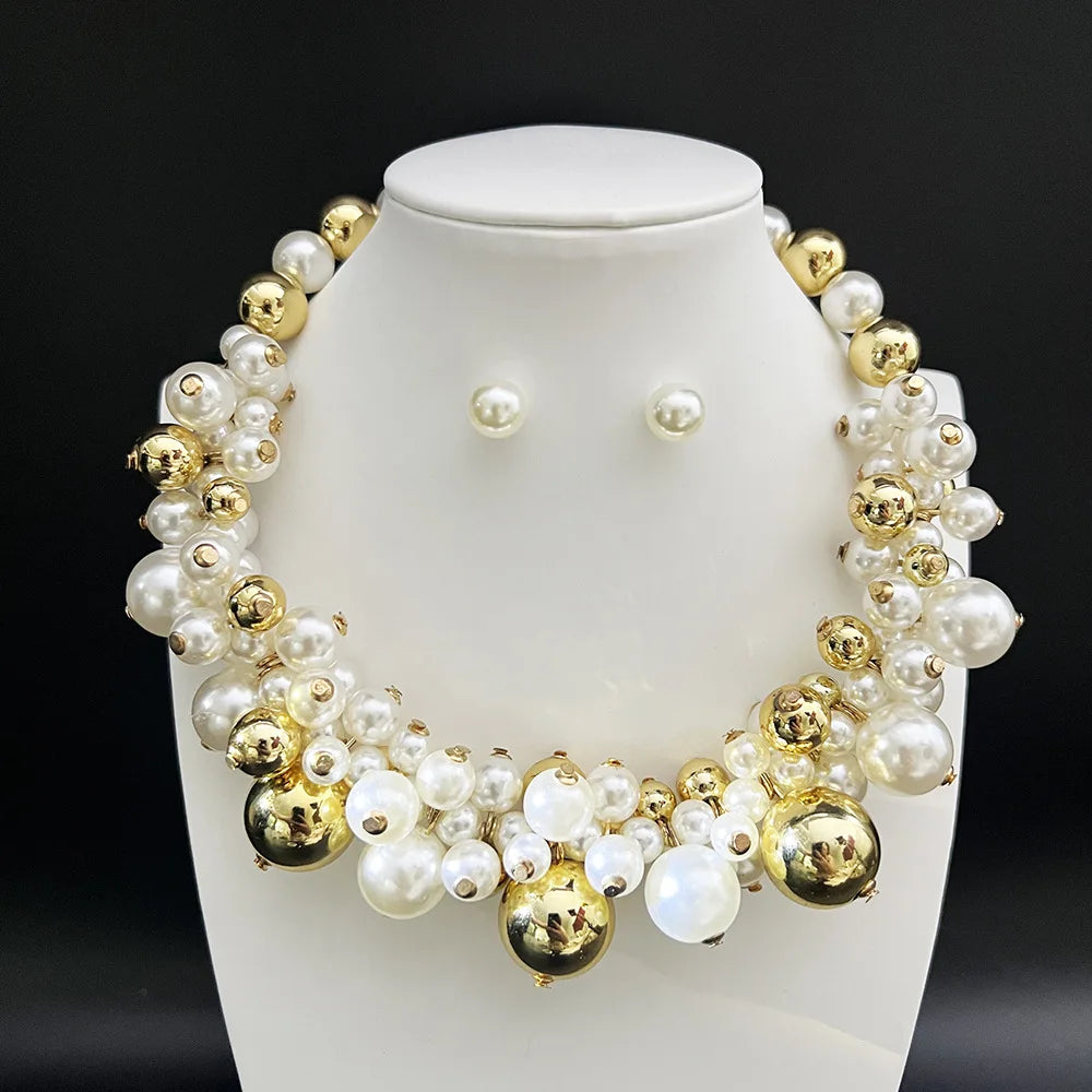 Pearl Beaded Choker