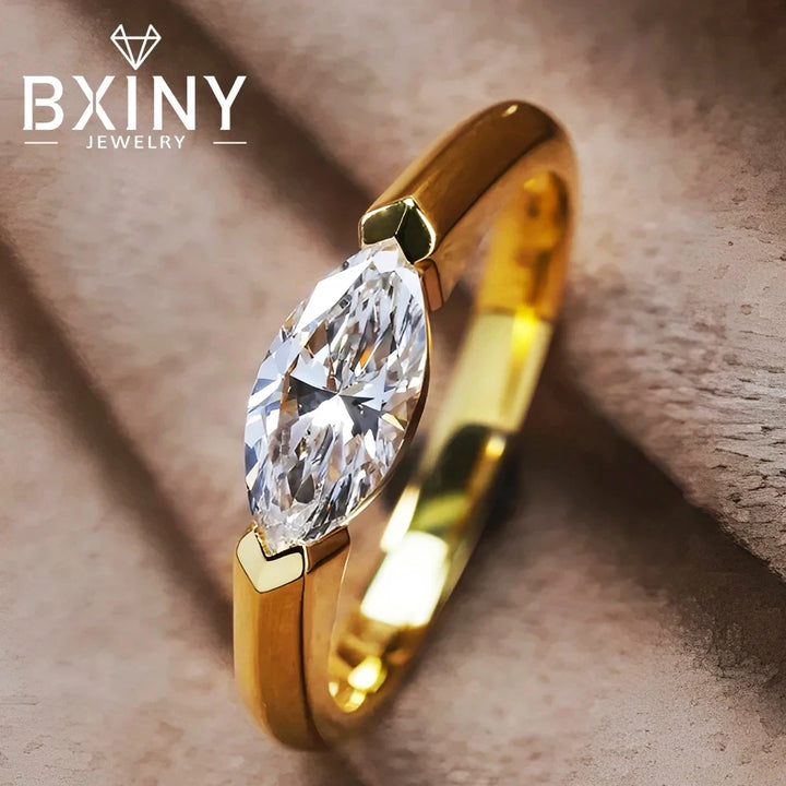 Marquise Solitaire Ring