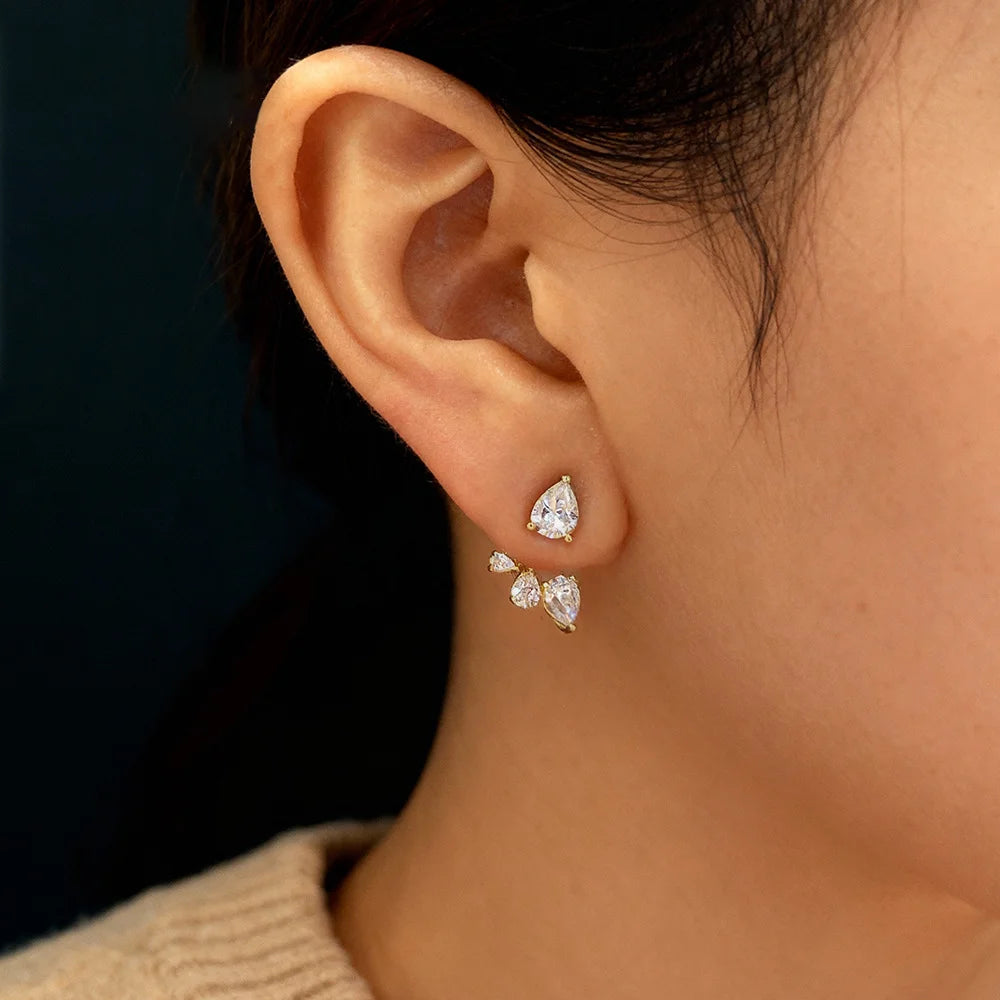 Waterdrop Moissanite Earrings