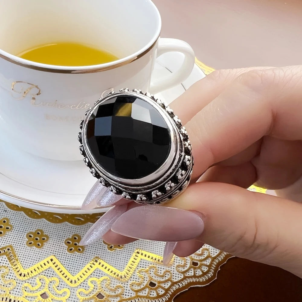 Black Skull Ring