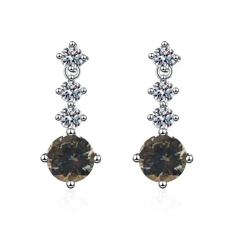 Moissanite Drop Earrings