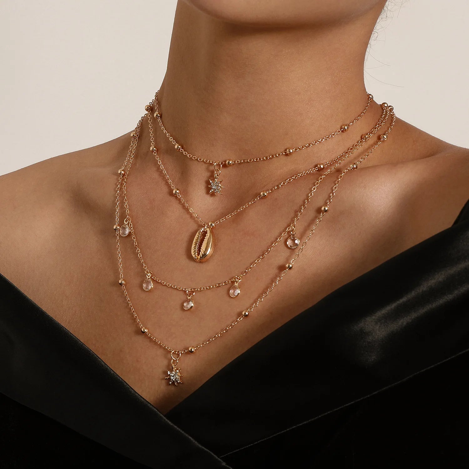 Layered Charm Necklace