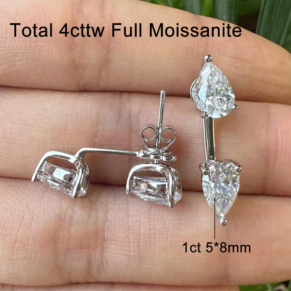 Pear Stud Earrings