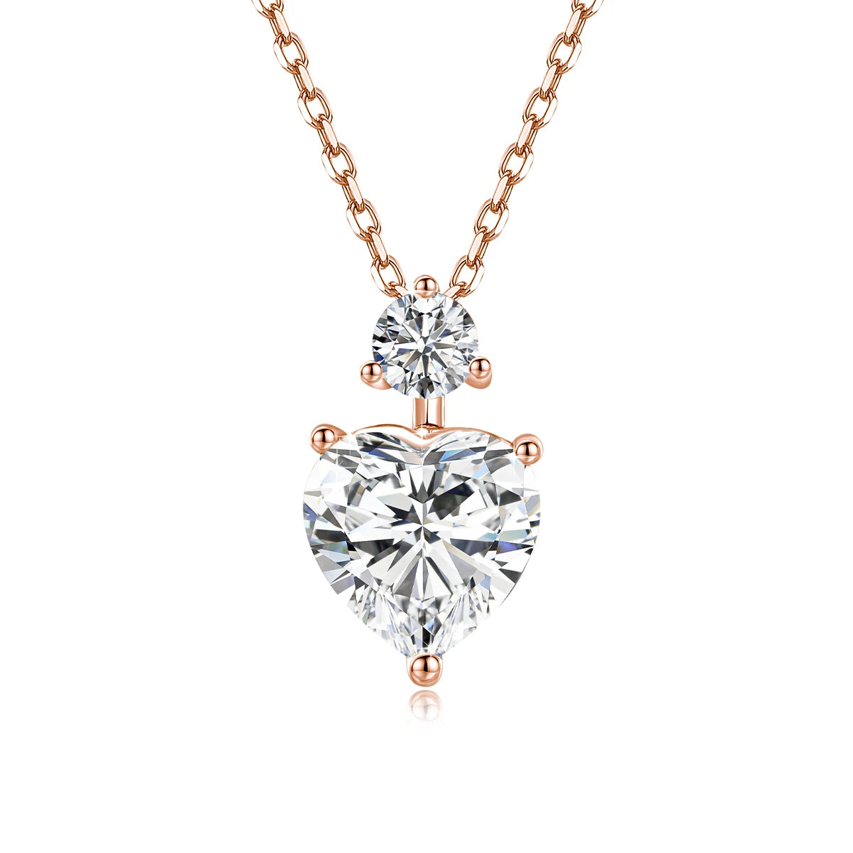 Heart Moissanite Necklace