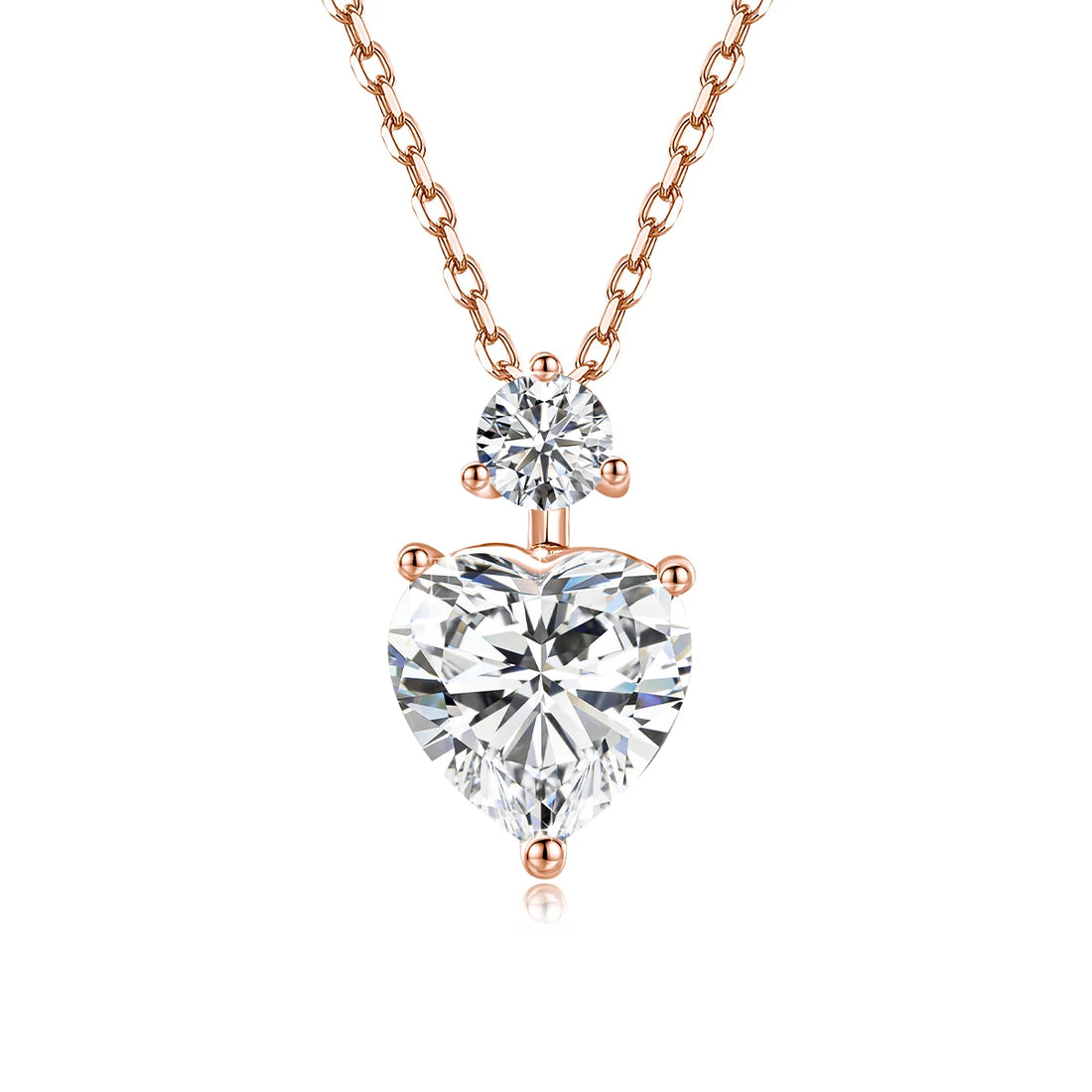 Heart Moissanite Necklace