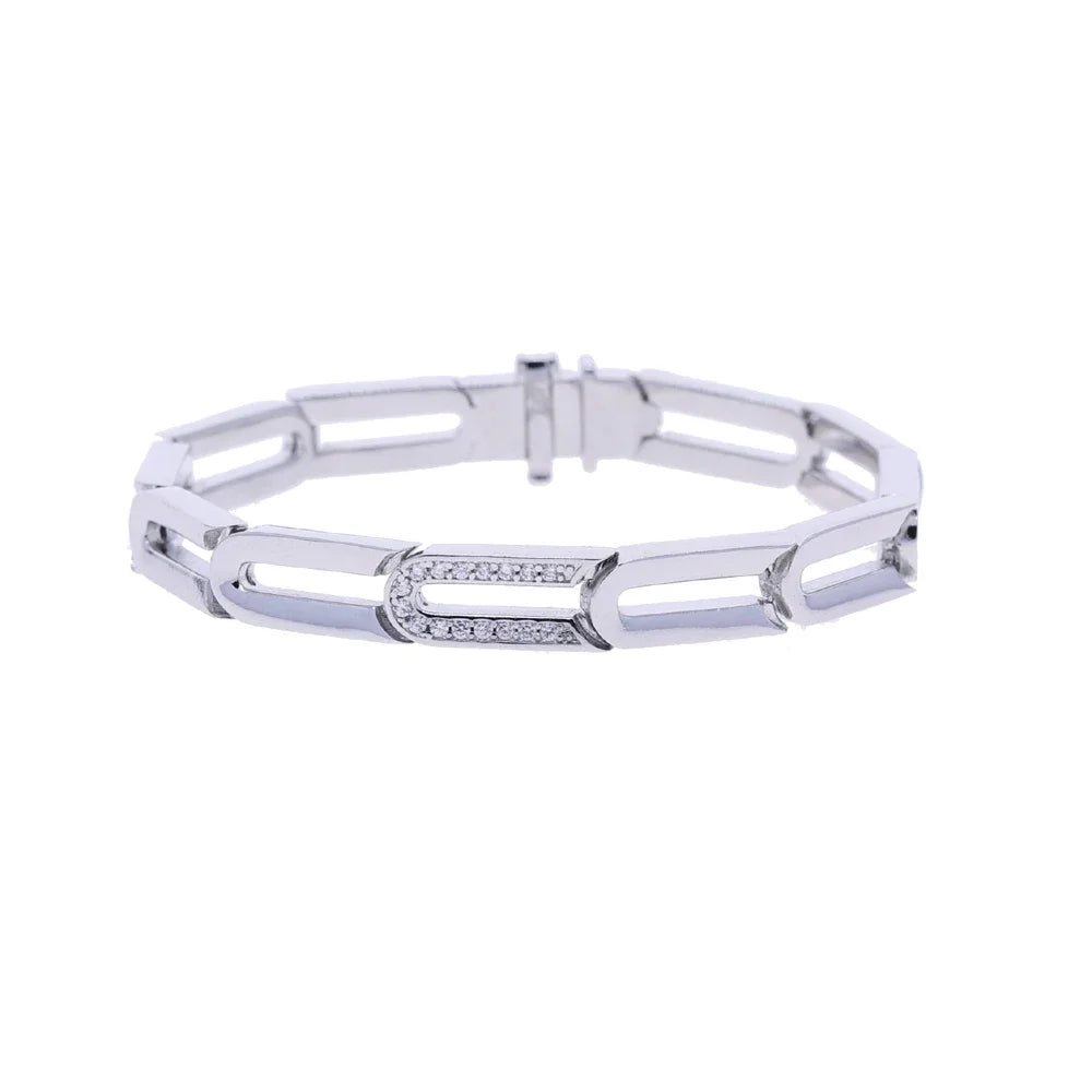 Geometric Paperclip Bracelet