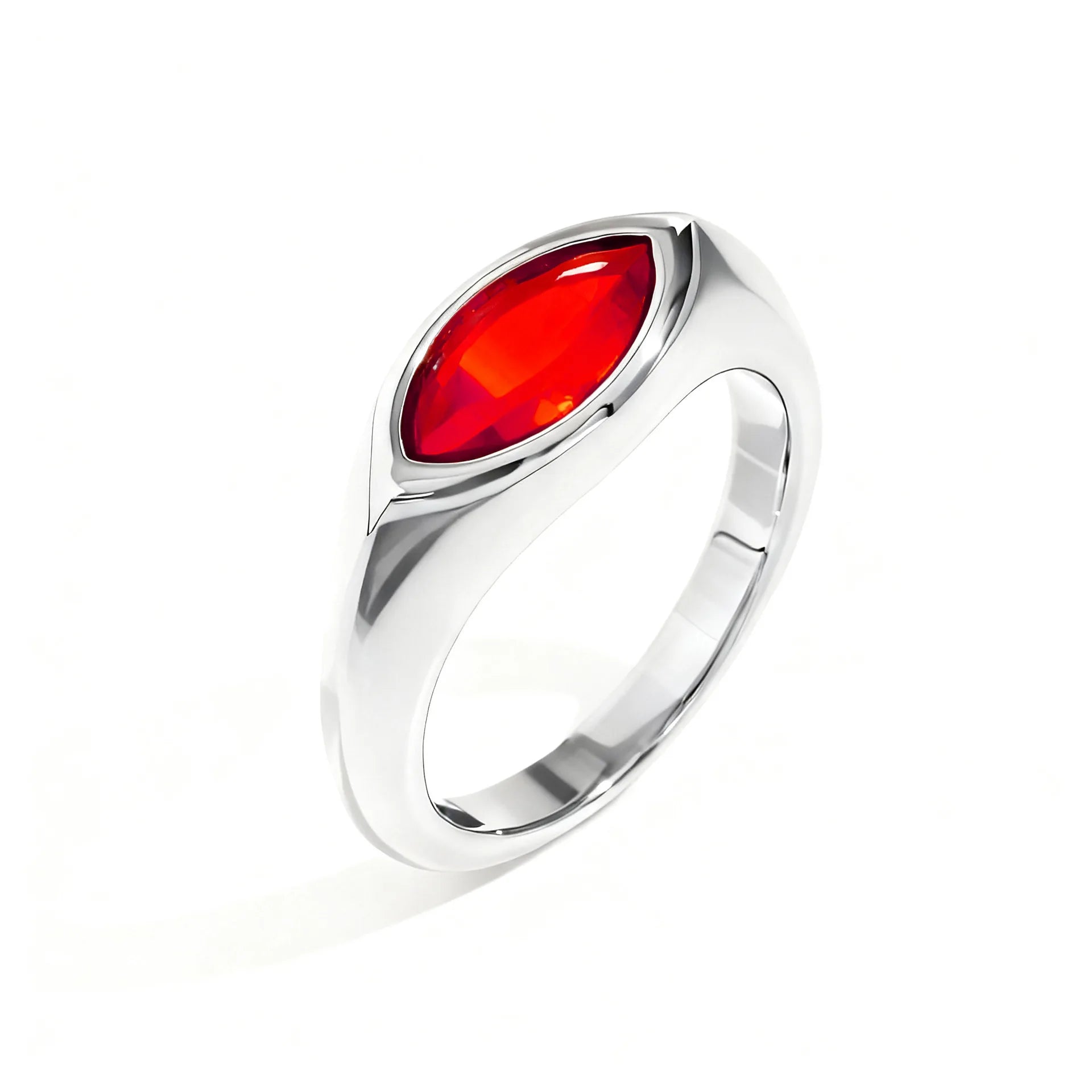 Titanium Marquise Ring