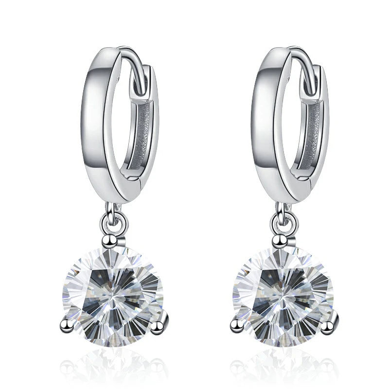 Certified Moissanite Earrings