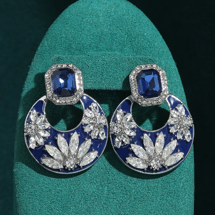 Crystal Daisy Earrings