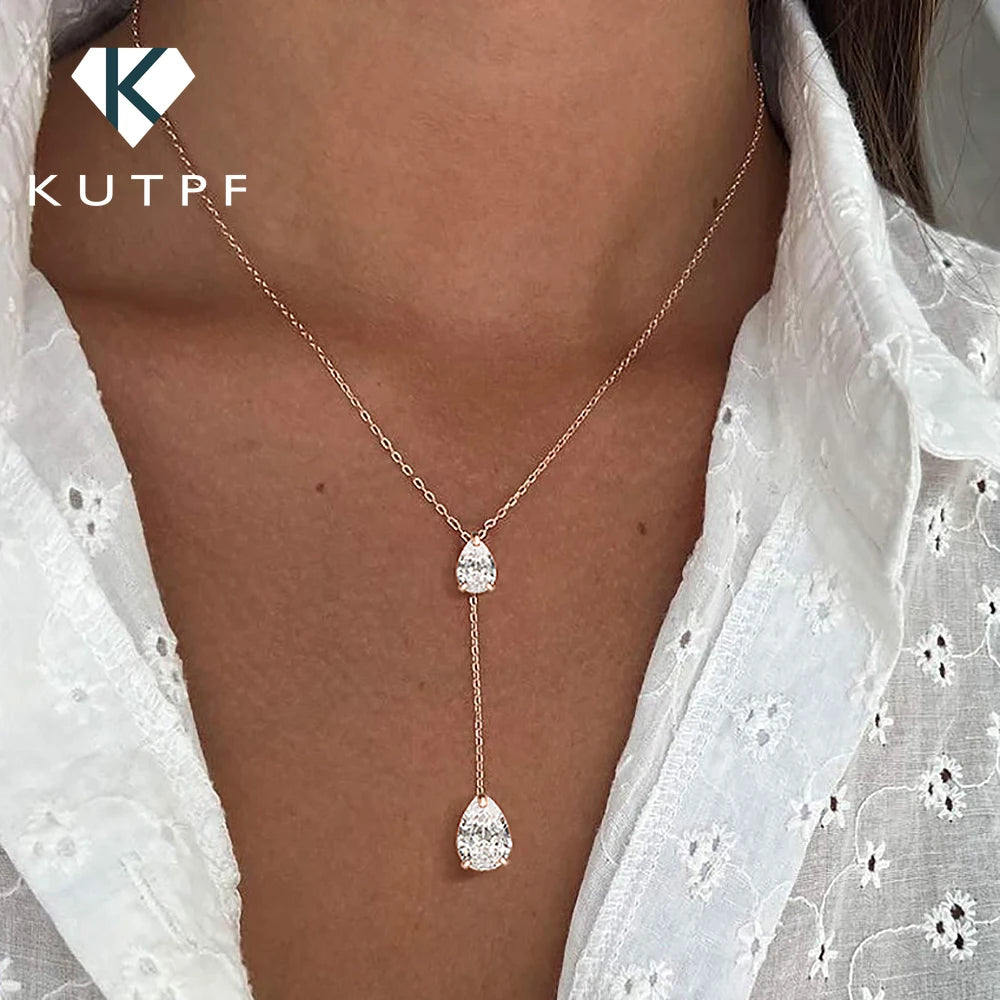 Waterdrop Tassel Necklace