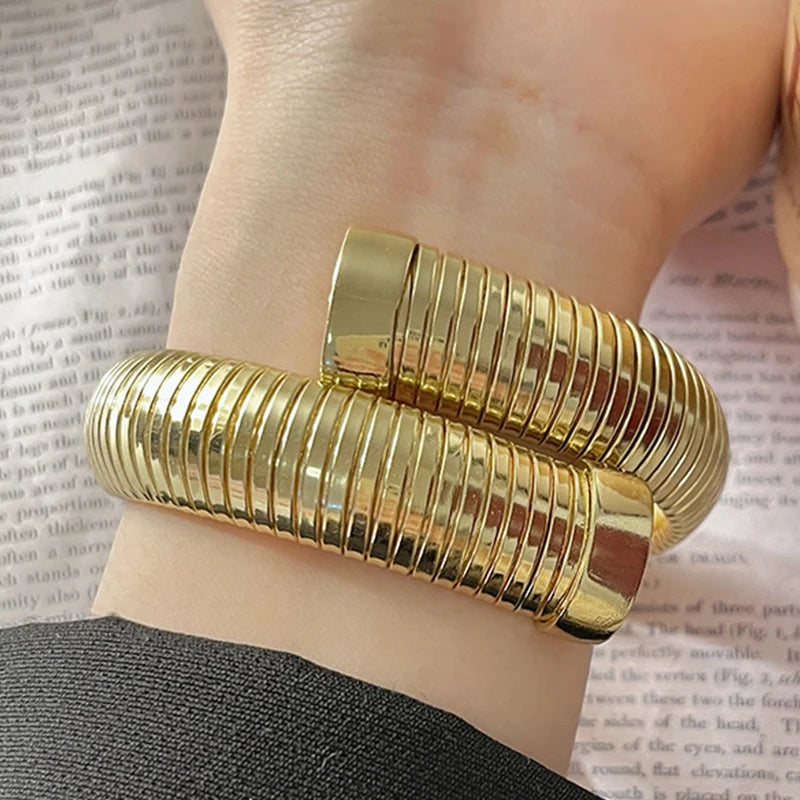 Adjustable Geometric Bangle