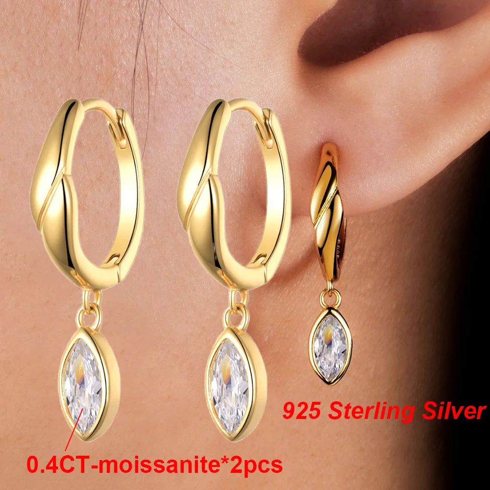 Marquise Stud Earrings
