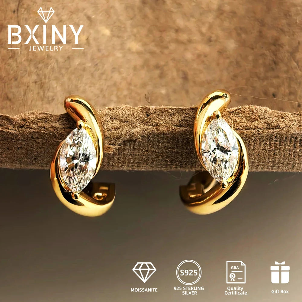 Marquise Stud Earrings