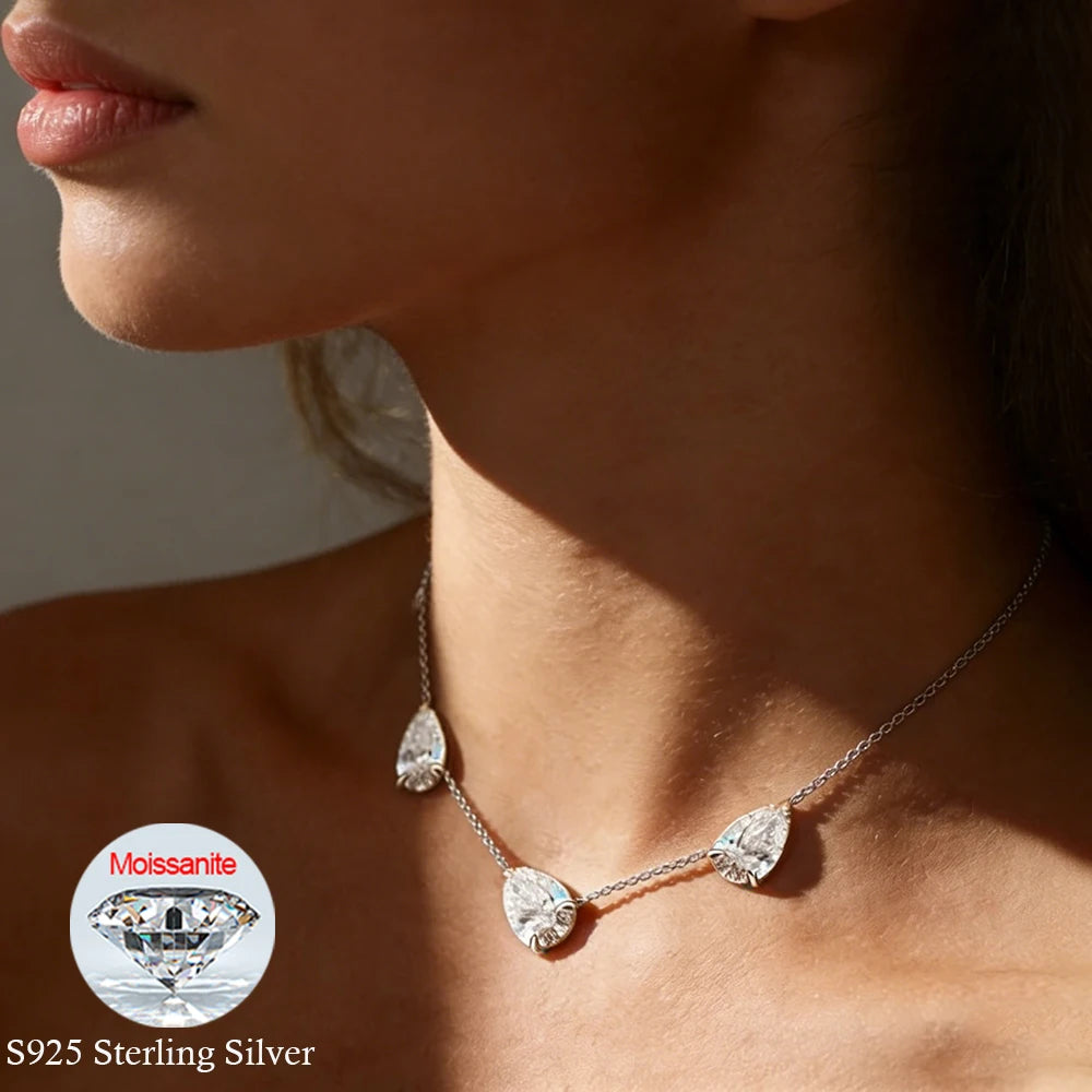 Three Stone Necklace