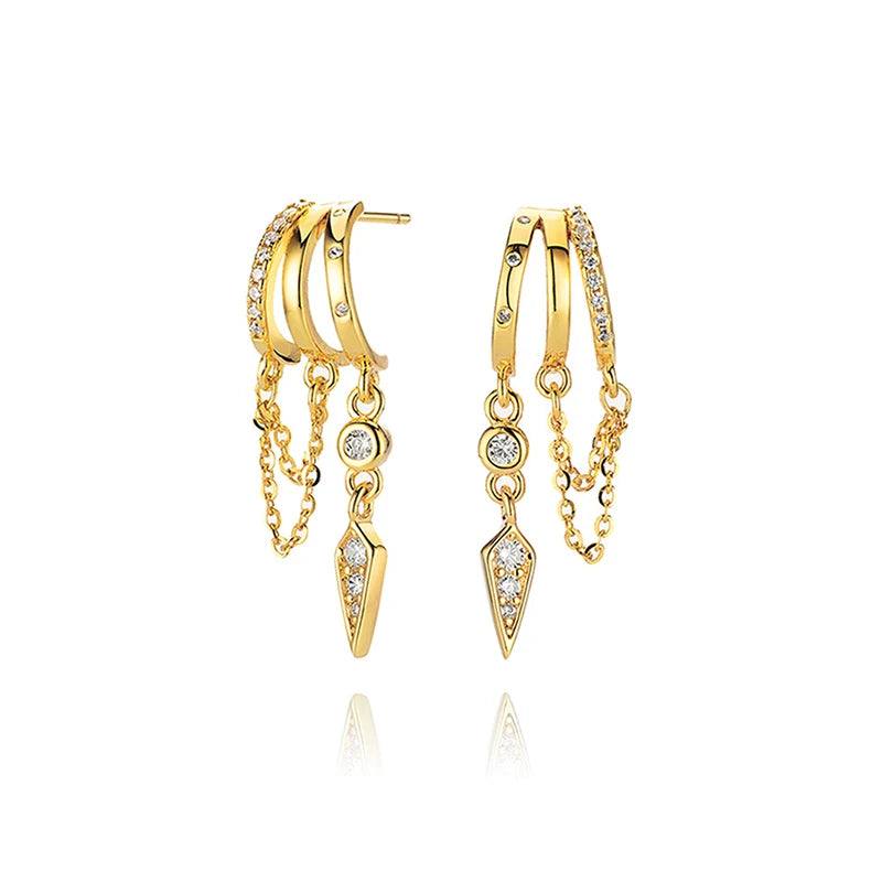 Triple Hoop Earrings