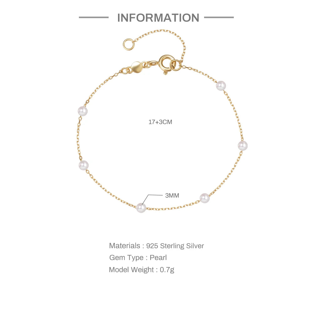 Pearl Chain Bracelet