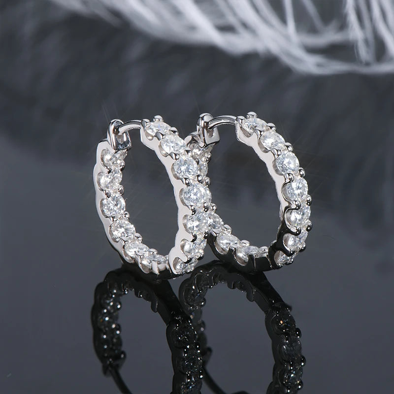 Moissanite Stud Earrings