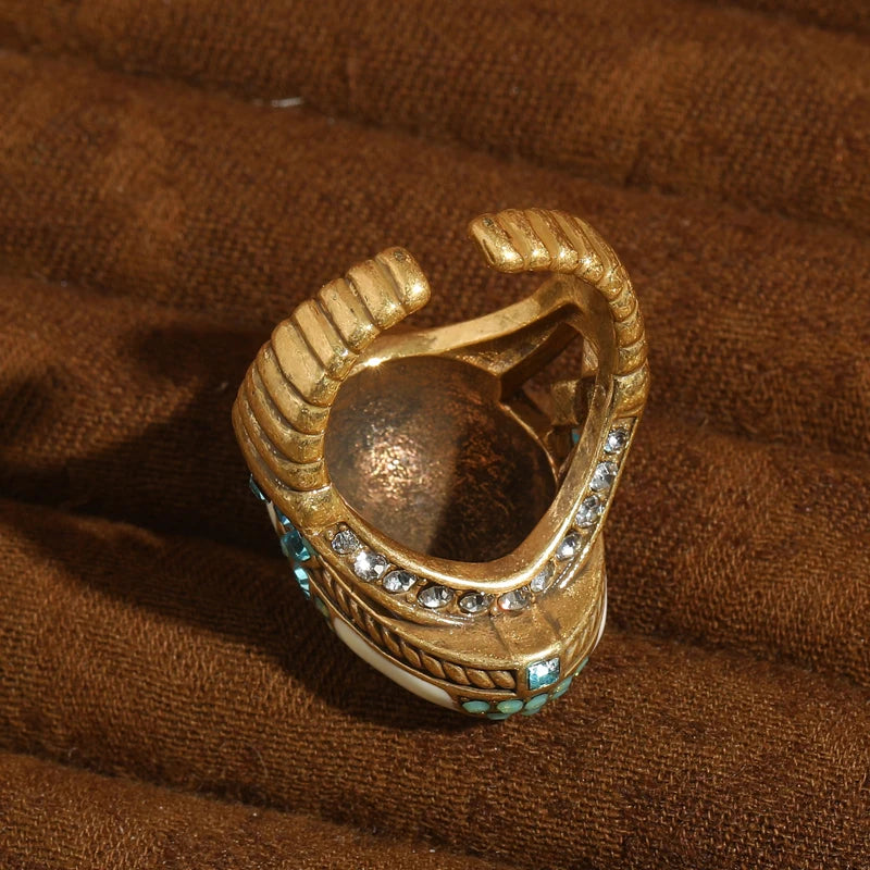 Blue Crystal Ring