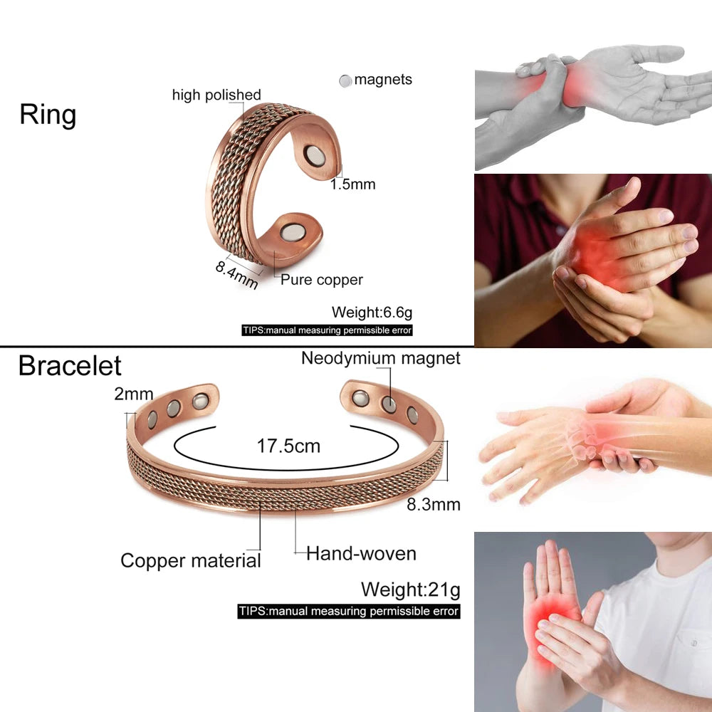 Copper Jewelry Gift Set
