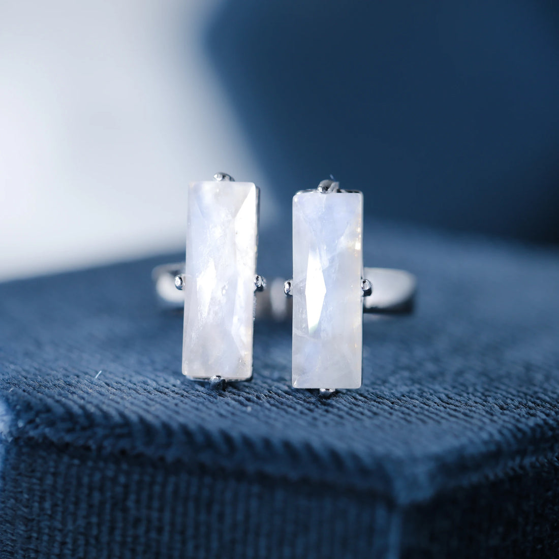 Moonstone Engagement Ring