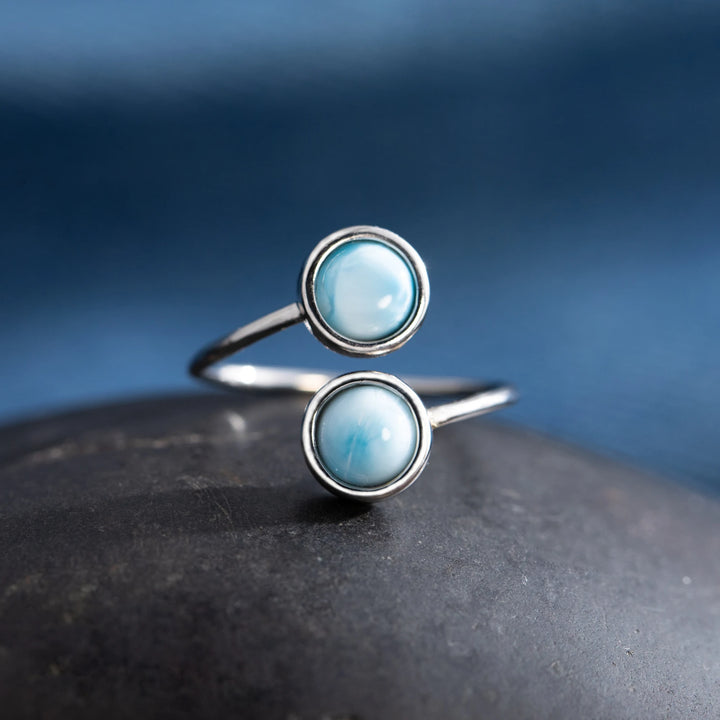 Larimar Cocktail Ring