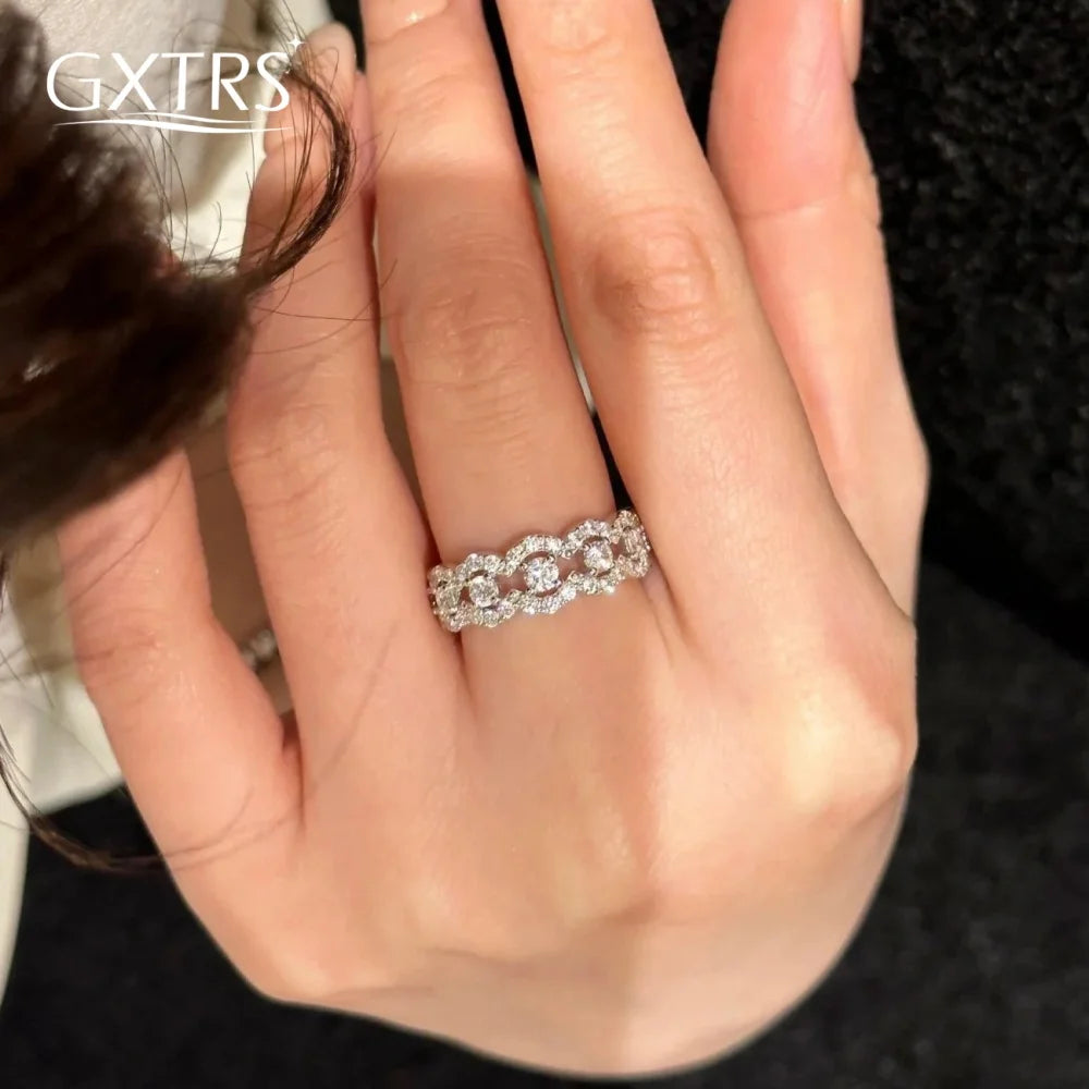 Lace Moissanite Ring