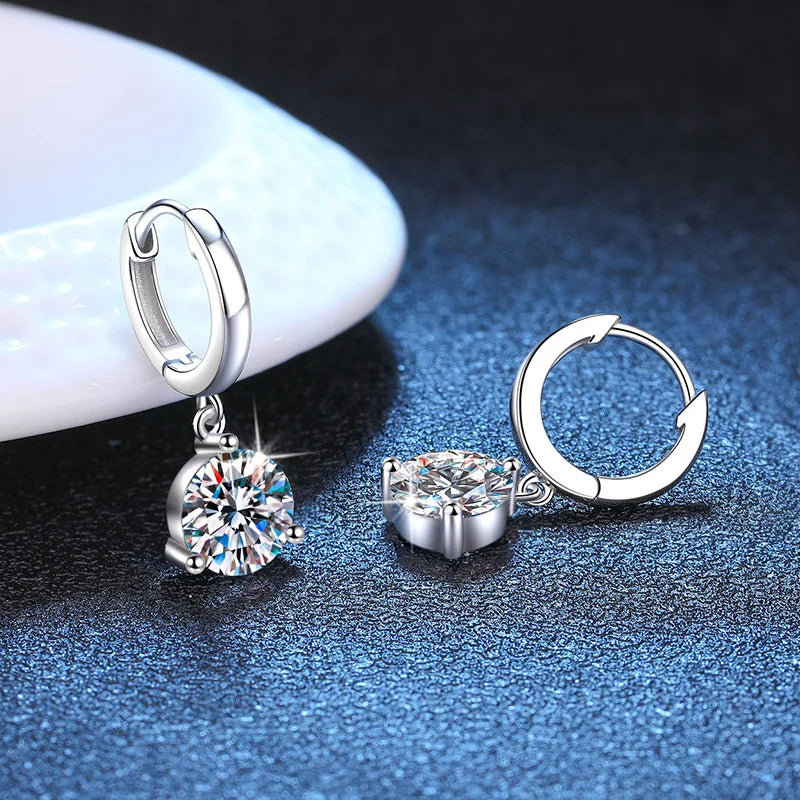 Certified Moissanite Earrings
