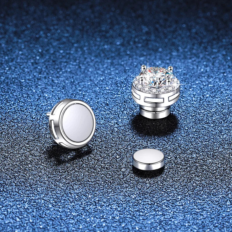 Magnetic Moissanite Earrings