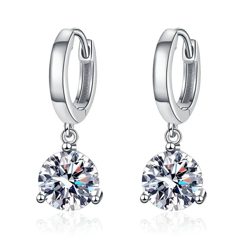 Certified Moissanite Earrings