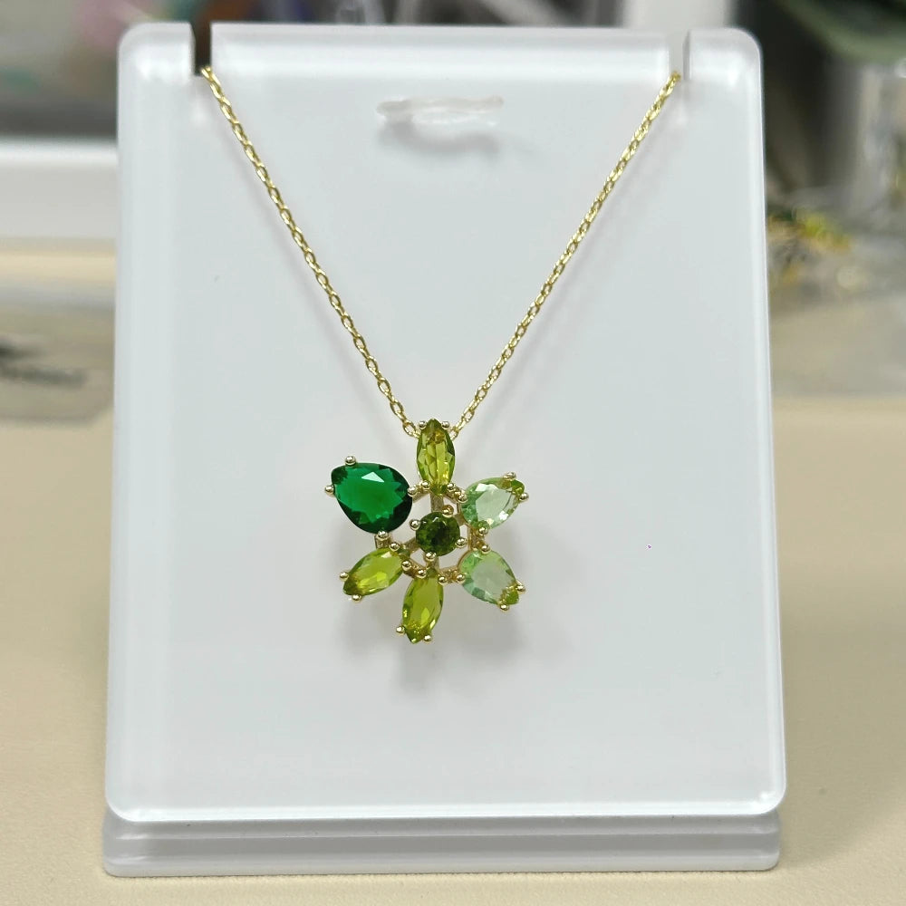Colorful Crystal Choker Set