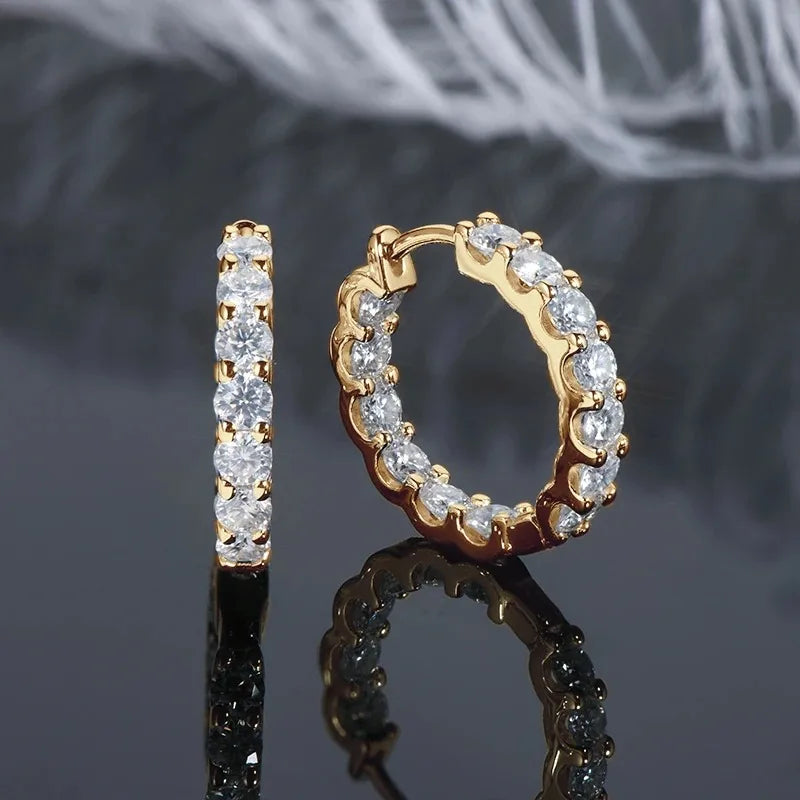 Moissanite Stud Earrings
