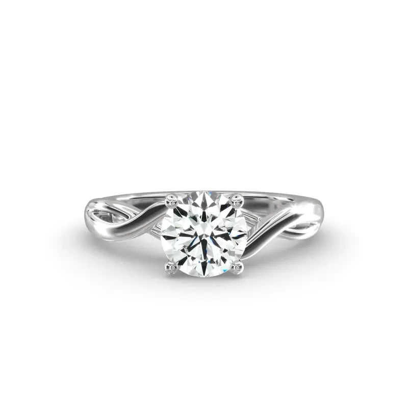 Twist Moissanite Ring