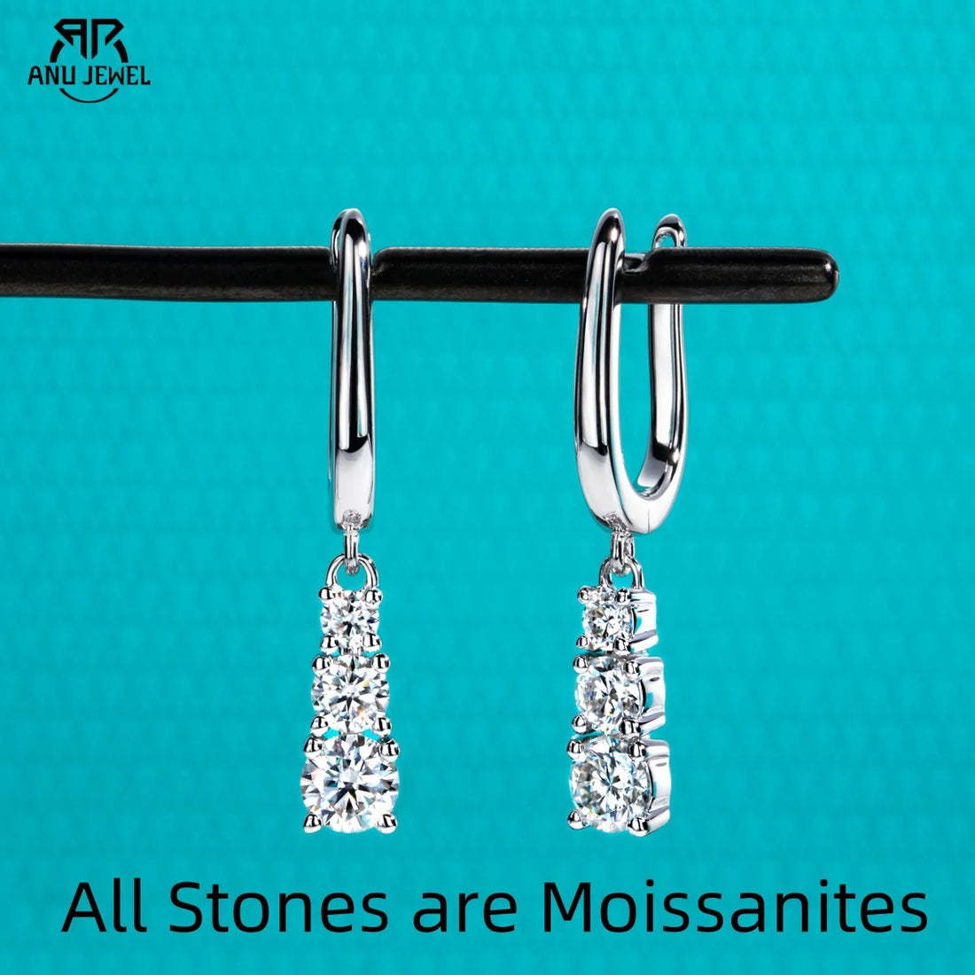 Diamond Dangle Earrings