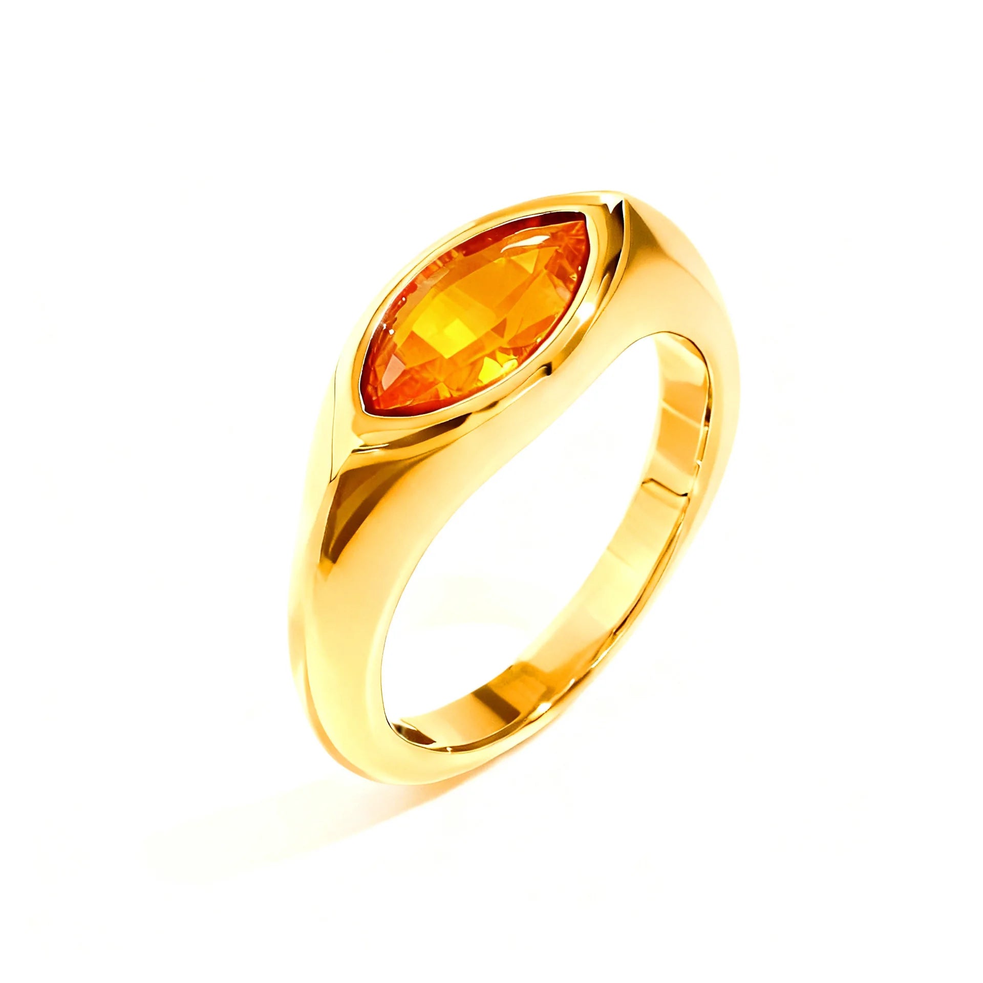 Titanium Marquise Ring