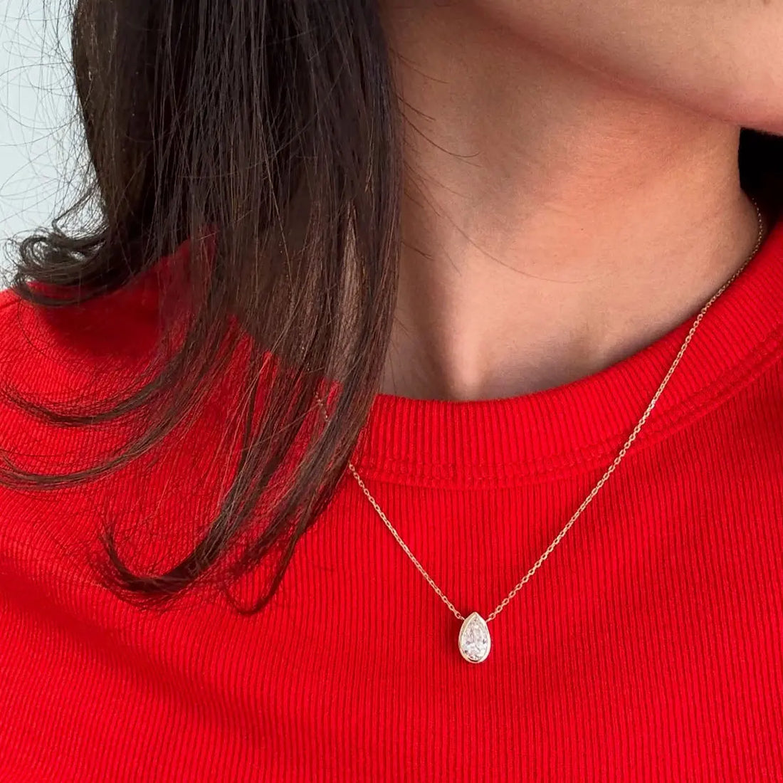Solitaire Pendant Necklace