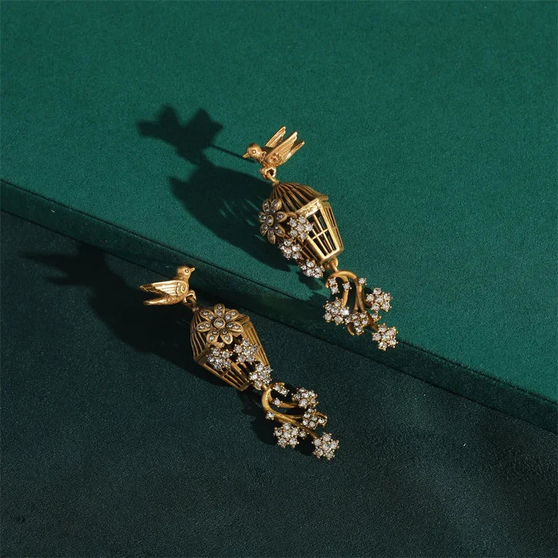 Bird Cage Earrings