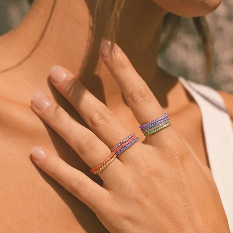 Birthstone Eternity Ring
